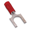Thomas & Betts Insulated Spade Terminal 22-16 AWG #6 Stud Red Nylon