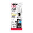 SATCO Lighting S21292 5.5W B11 LED, Frost, Medium Base, 90 CRI, 2700K, 120V