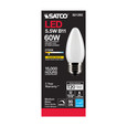 SATCO Lighting S21292 5.5W B11 LED, Frost, Medium Base, 90 CRI, 2700K, 120V
