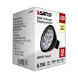 Satco Lighting SAT-S11398 6.5 Watt MR16 LED - Black Finish - 3000K - GU5.3 Base - 500 Lumens - 12 Volt