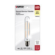 Satco Lighting SAT-S21860 4 Watt T6.5 LED - Clear - Intermediate Base - 3000K - 400 Lumens - 120 Volt