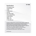 SATCO Lighting S11590 13.3W PAR38 LED, Medium Base, Silver Finish, CCT Selectable, 120V, 60 degree Beam Angle