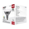 SATCO Lighting S11590 13.3W PAR38 LED, Medium Base, Silver Finish, CCT Selectable, 120V, 60 degree Beam Angle