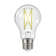 Satco Lighting SAT-S12417 8 Watt LED A19 - Clear - Medium Base - 4000K - 90 CRI - 120 Volt