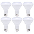 SATCO Lighting S11470 8.5W, BR30 LED, 2700K, 80 CRI, Medium Base, 120V, Dimmable, 6-Pack