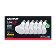 SATCO Lighting S11470 8.5W, BR30 LED, 2700K, 80 CRI, Medium Base, 120V, Dimmable, 6-Pack