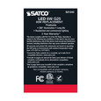 SATCO Lighting S21245 6W G25 LED, Clear, Medium Base, 90 CRI, 2700K, 120V, 2 Pack
