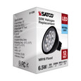 SATCO Lighting S11399 6.5W MR16 LED, Black Finish, 5000K, GU5.3 Base, 500 Lumens, 12V