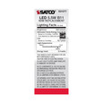 SATCO Lighting S21277 5.5W B11 LED, Clear, Candelabra Base, 90 CRI, 5000K, 120V