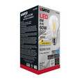 SATCO Lighting S11355 8W, A19 LED, Clear, 3000K, Medium Base, 120V