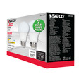 Satco Lighting SAT-S11434 9.8 Watt - A19 LED - 2700K - Medium base - 220 deg. Beam Angle -120 Volt - Pack of 2