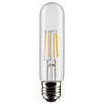 Satco Lighting SAT-S21862 5.5 Watt T10 LED - Clear - Medium Base - 2700K - 450 Lumens - 120 Volt - 2-Pack