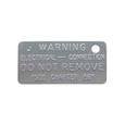 Thomas & Betts TB86TAG-1-50 GROUNDG CODE TAG, ALUMINUM