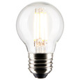 SATCO Lighting S21815 4W G16.5 LED, Clear, Medium Base, 2700K, 350 Lumens, 120V, 2-Pack