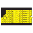 Thomas & Betts WCBL1-33S Wire Marker Cards - Vinyl Cloth