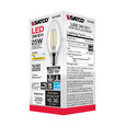 SATCO Lighting S21262 3W B11 LED, Clear, Candelabra Base, 90 CRI, 2700K, 120V
