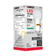 SATCO Lighting S28488 16.5W, A19 LED, 90CRI, 4000K, GU24 Base, 220 degree Beam Angle, 120V, 1600 Lumens, CEC