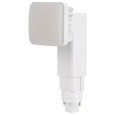 SATCO Lighting S21411 9W PL 2-Pin LED, 1100 Lumens, G24d Base, CCT Selectable, White Finish, 120-277V