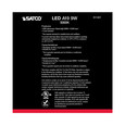Satco Lighting SAT-S11401 9 Watt A19 LED - 5000K - Medium base - 220 deg. Beam Angle - 10-Pack