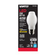 SATCO Lighting S21332 5W BT15 LED, White, Medium Base, 90 CRI, 2700K, 120V