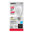 SATCO Lighting S28786 15.5W, A19 LED, 3000K, Medium Base, 220 degree Beam Angle, 120V