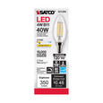 Satco Lighting SAT-S21264 4 Watt B11 LED - Clear - Candelabra base - 90 CRI - 2700K - 120 Volt