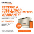 GENERAC 70432 Guardian 22kW Home Backup Generator with Whole House Switch WiFi-Enabled
