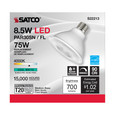 SATCO Lighting S22213 8.5W PAR30S LED, 90 CRI, 4000K, 40 degree Beam Angle, Medium Base, 120V