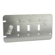 Steel City 3 GCS 3 GANG COVER, TOGGLE SWITCHES