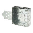 Steel City 52151B1234 4 SQ BX,STL,21C,1/2&3/4E-KO 2-BRKT