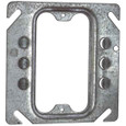 Steel City 52C6-50R 4SQ BX COVER,STL,FLAT,1/2-KO,1-DEV