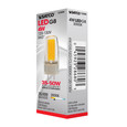 SATCO Lighting S28680 4W, JC LED, Clear, 3000K, G8 Base, 120-130V