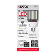 SATCO Lighting S23167 80W LED HID Replacement, CCT Selectable, Type B, Ballast Bypass, Mogul Extended Base, 277-480V, ColorQuick Technology