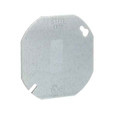 Steel City 54 C 1 4 INCH OCT BOX COVER,STL,FLAT&BLANK