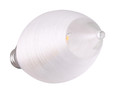 SATCO Lighting S11300 2W CA11 LED, Satin Spun Clear, Candelabra Base, 2700K, 120V