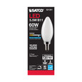 SATCO Lighting S21281 5.5W B11 LED, Frost, Candelabra Base, 90 CRI, 5000K, 120V