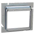 Steel City 82C-2G-0 5-SQUARE DOUBLE GANG RING FLAT