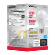 Satco Lighting SAT-S29815 15 Watt - A19 LED - Frosted - 2700K - Medium base - 220 deg. Beam Angle - 120 Volt