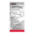 SATCO Lighting S21803 6W, A19 LED, 5000K, Candelabra Base, 220 degree Beam Angle, 120V