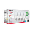 SATCO Lighting S28557 5.5W, A19 LED, Frosted, 2700K, Medium Base, 120V, 4-Pack