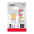 SATCO Lighting S28602 4W, JCD LED, 3000K, G9 Base, 120-130V, Carded