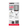SATCO Lighting S23168 100W LED HID Replacement, CCT Selectable, Type B, Ballast Bypass, Mogul Extended Base, 277-480V, ColorQuick Technology