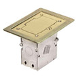 Steel City 71W-DS-N-C RESIDENTIAL FLOOR BOX DUPLEX NICKEL