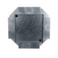 Steel City 665-SC 4-G RCSD FLR-BX 126CU HUB.75/1 IRON