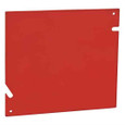 Steel City 82C-1-RD 5-SQUARE COVER BLANK - RED