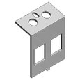 Steel City AFD 8J DATA PNL W/ 1IBM SET GALV STL