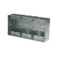 Steel City 63W 3-GANG FLOOR BOX FOR WOOD SUBFLOORS