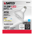 Satco Lighting SAT-S22216 11.5 Watt PAR38 LED - 90 CRI - 3000K - 40 deg. Beam Angle - Medium base - 120 Volt