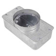 Steel City 663-SC 2-G RCSD SVC FLR-BX 90CU .75/1.25KO