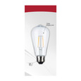 SATCO Lighting S8053 Replacement LED String Light Lamp, 2 Watts, ST19, 2200K, Clear, 120V, Medium Base, 2-Pack